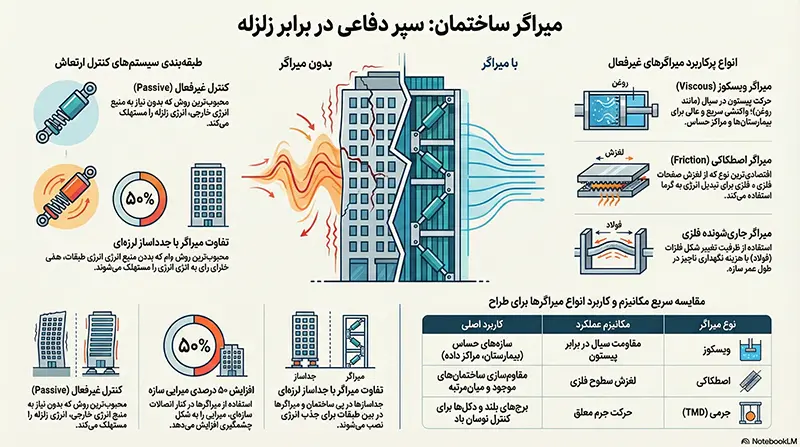 میراگر ساختمان: سپر دفاع زلزله